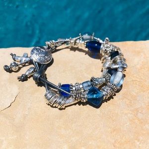 Ladies triple strand bracelet